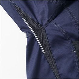 3008-00 桑和 長袖ブルゾン(男女兼用) に不快なニオイを軽減するデオドラントテープ付き

