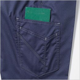 3008-08 桑和 カーゴパンツ(男女兼用)  野帳が入るカーゴポケット付き

