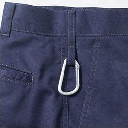 3008-09 桑和 スラックス(男女兼用) カラビナループ付き