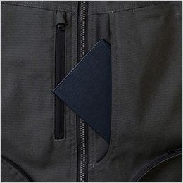 桑和 305200 [秋冬用]長袖ブルゾン[男女兼用] 面ファスナー（隠し）