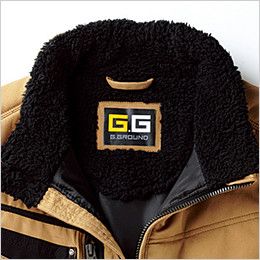 桑和GG 5106[秋冬用]防寒ベスト 襟ボア フリース 衿ボアフリース