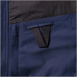 桑和 5349-00 [春夏用]長袖EFブルゾン[男女兼用] フック掛けループ（収納可能）
