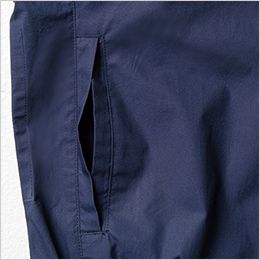 桑和 5349-00 [春夏用]長袖EFブルゾン[男女兼用] 両脇逆玉縁ポケット
