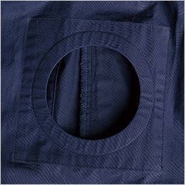 桑和 5349-00 [春夏用]長袖EFブルゾン[男女兼用] ファン取付口（直径約90mm）
