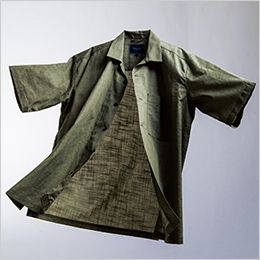 桑和 5478-03 [春夏用]半袖シャツ[男性用] 軽量で動きやすく、ストレスフリーな着心地
