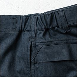 カーゴパンツ（難燃、ワンタック、脇ゴム） ウエストゴム