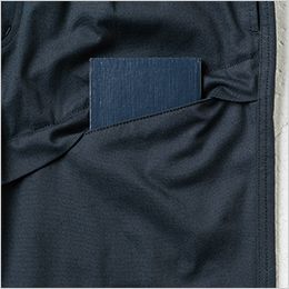 カーゴパンツ（難燃、ワンタック、脇ゴム） ヒヨク付きカーゴポケット(野帳が入る)