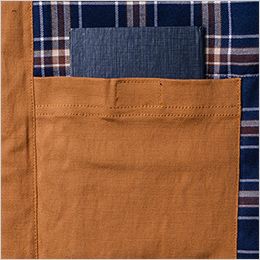 桑和 648400 [秋冬用]Dandy Dad 防寒ブルゾン 面ファスナー付き内ポケット（野帳が入る）