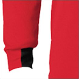 桑和 733550 [春夏用]長袖ボタンダウンポロシャツ（胸ポケット付き）[男女兼用] 部分リブ仕様