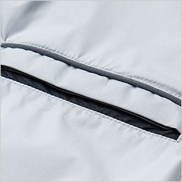 桑和 736901 [春夏用]半袖EFブルゾン[男性用] 反射パイピング