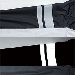 桑和 736910 [春夏用]長袖EFブルゾン（反射材付）[男性用] 反射テープ