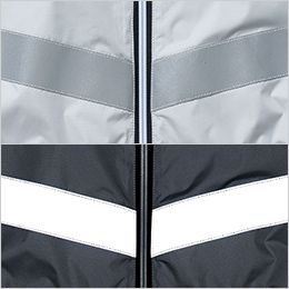 桑和 736910 [春夏用]長袖EFブルゾン（反射材付）[男性用] 反射テープ