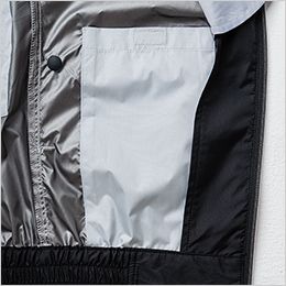 桑和 736910 [春夏用]長袖EFブルゾン（反射材付）[男性用] バッテリーポケット