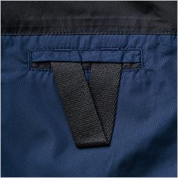 桑和 736911 [春夏用]半袖EFブルゾン（反射材付）[男性用] フック掛けループ（収納可能）