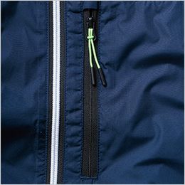 桑和 736911 [春夏用]半袖EFブルゾン（反射材付）[男性用] 胸ファスナーポケット（野帳が入る）