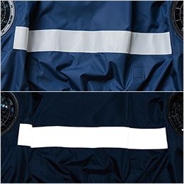 桑和 736911 [春夏用]半袖EFブルゾン（反射材付）[男性用] 反射テープ