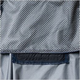 桑和 736911 [春夏用]半袖EFブルゾン（反射材付）[男性用] 風洞メッシュ、保冷剤ポケット