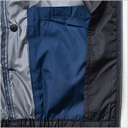 桑和 736911 [春夏用]半袖EFブルゾン（反射材付）[男性用] バッテリーポケット