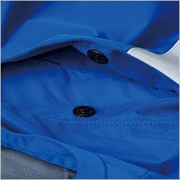 桑和 736916 [春夏用]EFベスト（反射材付）[男性用] 両側脇ポケット（隠しドットボタン）