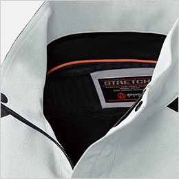 7443 桑和 長袖ブルゾン 台襟吸汗メッシュ