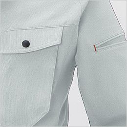 7443 桑和 長袖ブルゾン デオドラントテープ