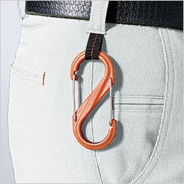 7448 桑和 カーゴパンツ カラビナループ