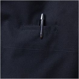 桑和 755400 [秋冬用]防寒ブルゾン[男女兼用] 両側袖ペン差し