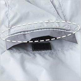 834901 桑和 EF用 半袖ブルゾン 反射テープで背面からの視認性も抜群