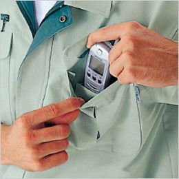 911 桑和 半袖ブルゾン 