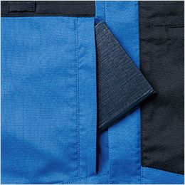 長袖ブルゾン 胸ファスナーポケット(野帳が入る)