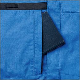 長袖シャツ 胸ファスナーポケット(野帳が入る)
