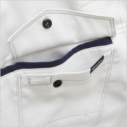 962 桑和 [春夏用]長袖ブルゾン 野帳が入る二重ポケット