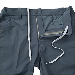 桑和 U7712-09 [春夏用]Uniform Circus BEAMS スラックス ウエストドローストリング。ウエストサイドゴム仕様に加えドローストリング仕様を採用し、サイズ幅も3Sから5Lまでと幅広いニーズに対応
