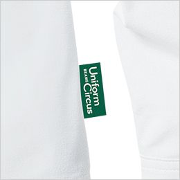 桑和 U771550 [春夏用]Uniform Circus BEAMS 長袖ポロシャツ（ボタンダウン、胸ポケット有）[男性用] ブランドネーム