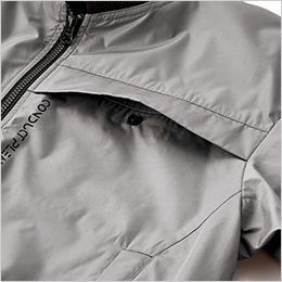 サンエス EF92690N [春夏用]ハイブリッドクールショートスリーブジャケット(ウェア単体)[男女兼用] 胸ポケットボタン
