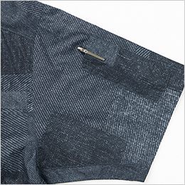 サンエス KF92440 [春夏用]ショートスリーブジャケット[男女兼用] 左袖ペン差し
