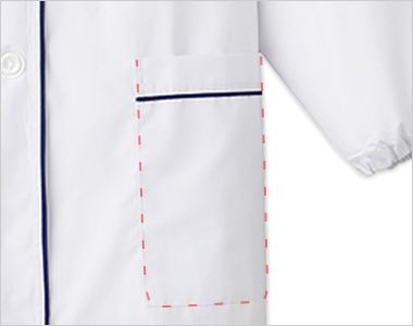 FA-380 Servo(サーヴォ) デザイン白衣/長袖(女性用) 両腰ポケット
