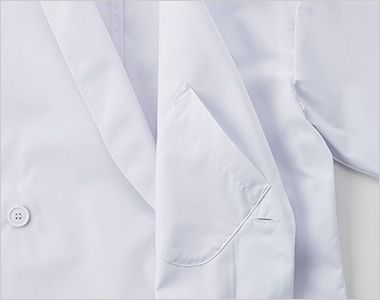 FT-429 Servo(サーヴォ) 調理衣/七分袖(男女兼用) 衿の裏側には隠しポケットを装備