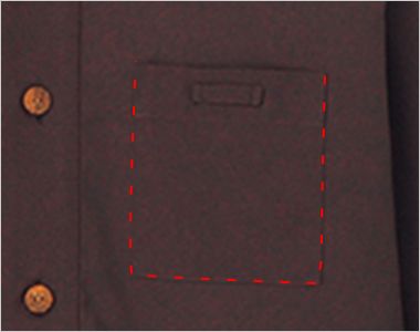 JT-1256 1257 Servo(サーヴォ) ショップコート(男女兼用) 左胸ポケット