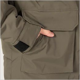 TS DESIGN 1927 [秋冬用]リフレクティブファイバーダウンコート[男女兼用] マチ付き2WAYフラップポケット