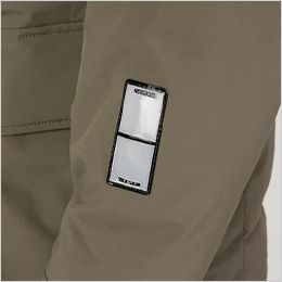 TS DESIGN 1927 [秋冬用]リフレクティブファイバーダウンコート[男女兼用] プリズム反射ワッペン