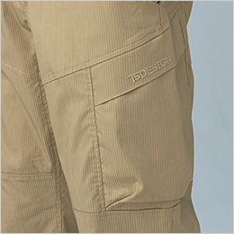 TS DESIGN 2204 [春夏用]TecRecyc ライトカーゴパンツ[男女兼用] カーゴポケット