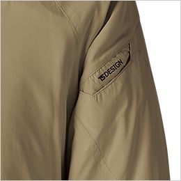 TS DESIGN 43326 [秋冬用]ライトウォームジャケット[男女兼用] 左袖マルチスリーブ、
ロゴ部分ブラック反射仕様