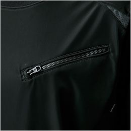 TS DESIGN 4625 [秋冬用]防風ストレッチシャツ[男女兼用] ファスナーポケット