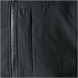 TS DESIGN 50356 [春夏用]ニッカーズハイブリッドショートスリーブジャケット[男女兼用] 左胸ファスナーポケット