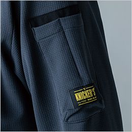 TS DESIGN 55353 [秋冬用]ニッカーズドライワッフルロングスリーブTシャツ[男女兼用] ニッカーズ織りネーム付きペン差しポケット