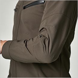 TS DESIGN 5605[春夏用]TSエコダブルライトクロス ロングスリーブシャツ[男女兼用] 肘部分立体裁断