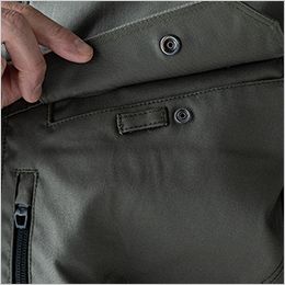 TS DESIGN 5816 [秋冬用]TCNクロスジャケット[男女兼用] ネームホルダーループ