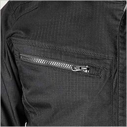 TS DESIGN 6316 [通年] ストレッチRIP STOPジャケット[男女兼用] チャック付き胸ポケット