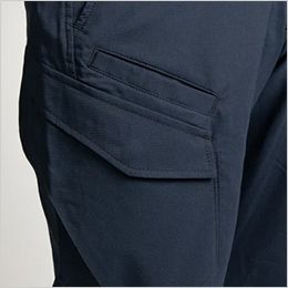 TS DESIGN 7704 [春夏用]バイオライトフィックスカーゴパンツ[男女兼用] 右もも玉縁ポケット